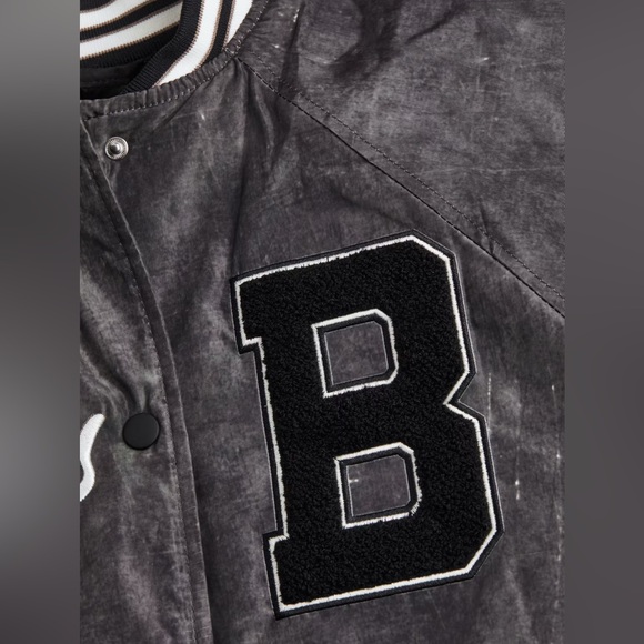 H&M Divided Women’s Baseball Gray Bomber - Picture 2 of 5